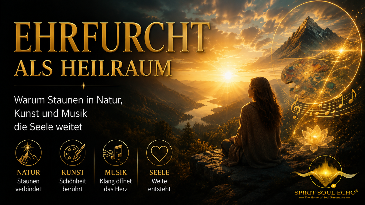 Ehrfurcht als Heilraum: Warum Staunen in Natur, Kunst und Musik die Seele weitet