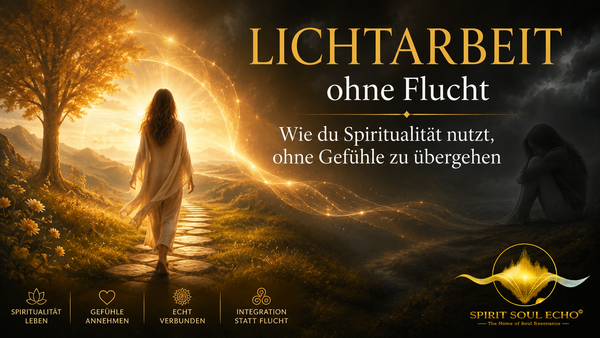Lichtarbeit ohne Flucht: Wie du Spiritualität nutzt, ohne Gefühle zu übergehen