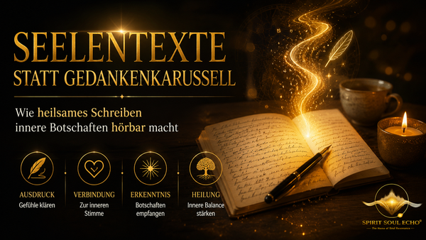 Seelentexte statt Gedankenkarussell: Wie heilsames Schreiben innere Botschaften hörbar macht